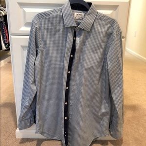 T.M. Lewin Fitted Dress Shirt 16.5x34.5